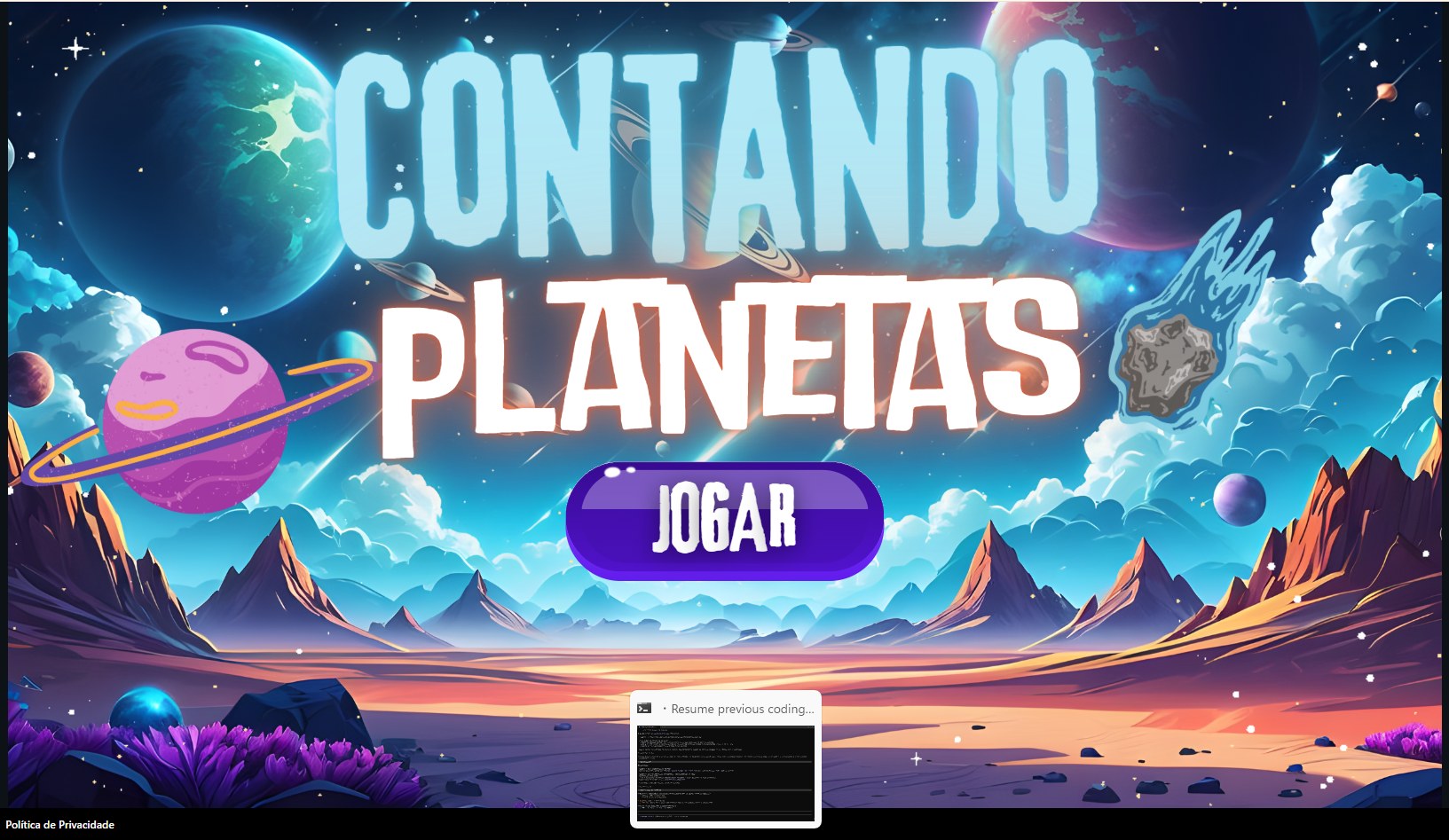 Contando Planetas